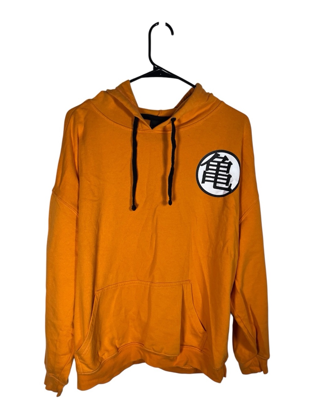Orange Dragon Ball Z Hoodie Dragonball Anime Sweatshirt Size XL